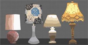 image of Four Lamps