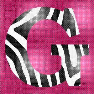 image of Letter G Zebra