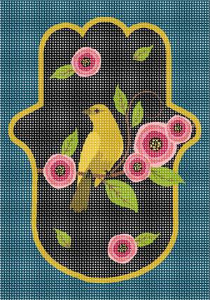 image of Hamsa Bird Flowers