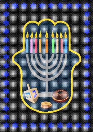 image of Hamsa Chanukah