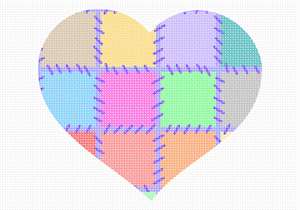 image of Heart Love To Stitch