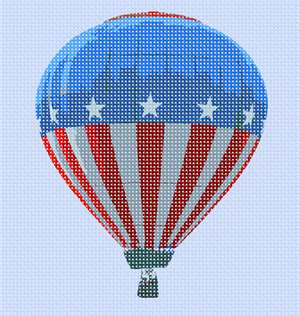 image of Hot Air Balloon Patriotic