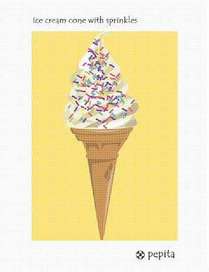 image of Ice Cream Cone With Sprinkles