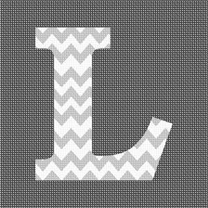 Alphabet in Trendy Chevron pattern. About 100 languages use the same alphabet like in English which makes it one of the most widely used alphabets in the world. While some languages have a few more and others a few less, they all share the 23 core letters originally found in the Roman alphabet. The most commonly used letter is the letter E. The letter J was the most recent letter to be added to the alphabet, appearing in print as a distinct letter for the first time in 1633. A sentence which contains all 26 letters of the English alphabet is called a pangram. A famous pangram is: “The quick brown fox jumps over the lazy dog.” but there are even shorter ones such as: “Pack my box with five dozen liquor jugs.” Every letter of the alphabet has a wild, or at least interesting, story, often going back thousands of years. You can look it up on Wikipedia.