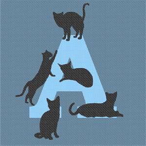 image of Letter A Cats Galore