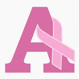 image of Letter A Hope Ribbon