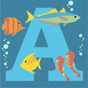 image of Letter A Under The Sea