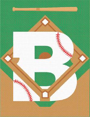 image of Letter B Baseball