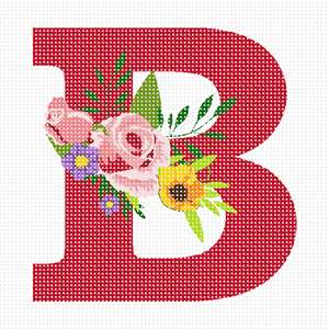 image of Letter B Floral Motif