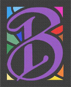 image of Letter B Stained Glass
