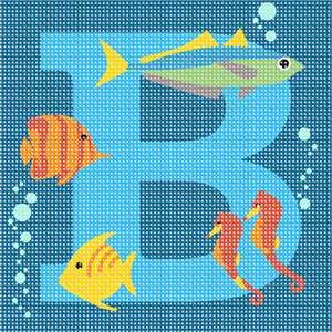 image of Letter B Under The Sea