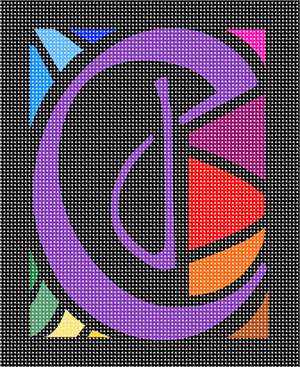 image of Letter C Stained Glass