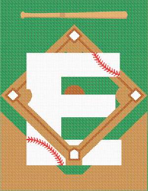image of Letter E Baseball