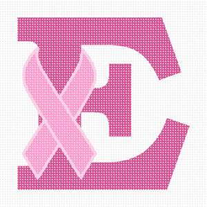 image of Letter E Hope Ribbon