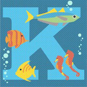 image of Letter K Under The Sea