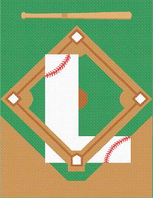 image of Letter L Baseball