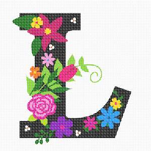 image of Letter L Primary Floral