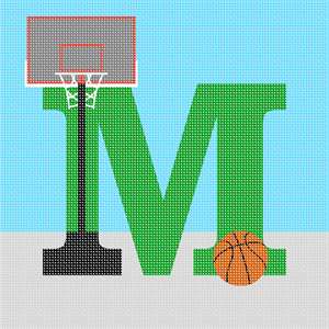 image of Letter M Basketball