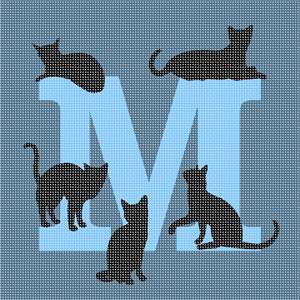 image of Letter M Cats Galore