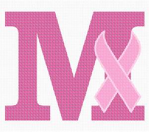 image of Letter M Hope Ribbon