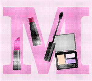 image of Letter M Makeup