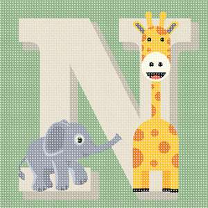 image of Letter N Baby Animals