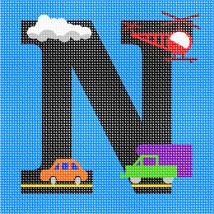 image of Letter N City