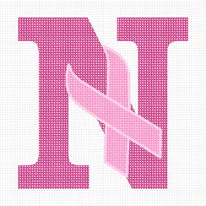 image of Letter N Hope Ribbon