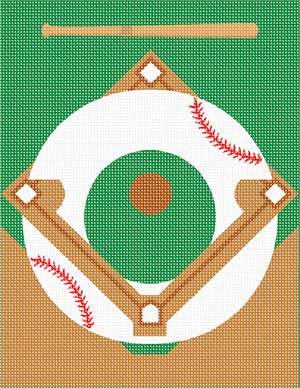 image of Letter O Baseball