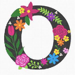 image of Letter O Primary Floral