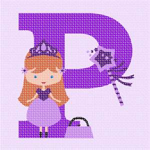 image of Letter P Princess