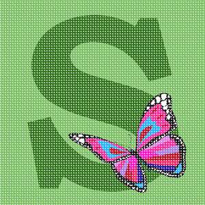 image of Letter S Butterfly