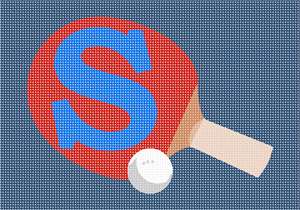 image of Letter S Ping Pong