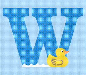 image of Letter W Duckie