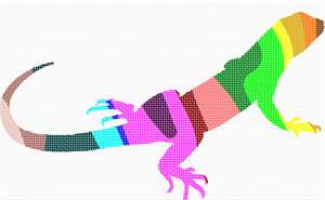 image of Lizard Palette Silhouette