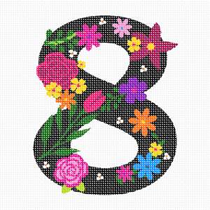 image of Number Eight Primary Floral