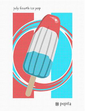 image of July Fourth Ice Pop