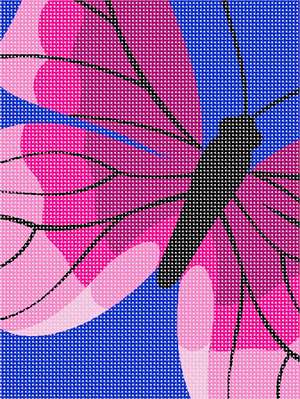 image of Pink Butterfly Art