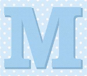 image of Polka Dot Letter M