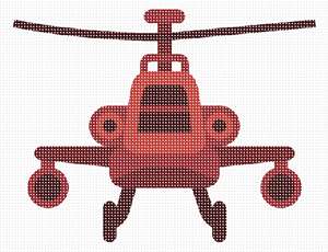 image of Red Toy Helicopter
