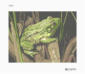 Balanced on swamp-side flora, the toad gets some air before diving back in.
