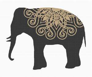 image of Royal Elephant Silhouette