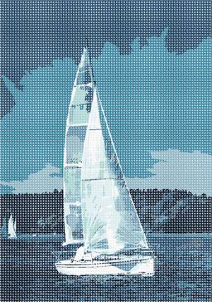 Sailboat Needlepoint Kit