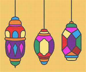 image of Stained Glass Lanterns