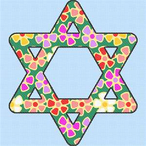 image of Star Of David Floral