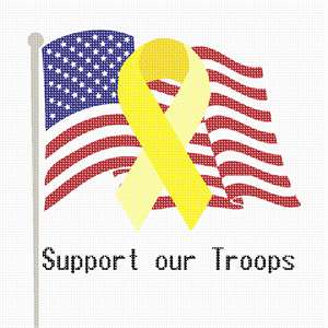 image of Support Our Troops Ribbon
