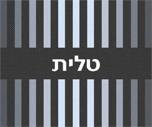 image of Tallit Ombre Colorbars Greys