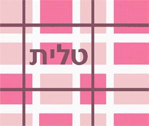 image of Tallit Plaid Pink