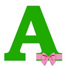 Letter A Bow