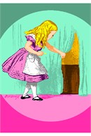 The original Tenniel illustration of Lewis Carrol's Alice's Adventures in Wonderland.